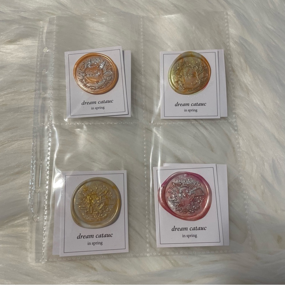 Handmade Pikachu Wax Seals Stickers